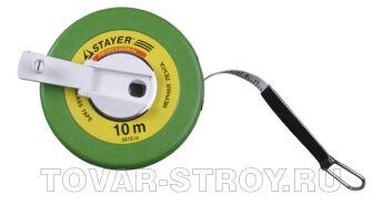 Мерная лента STAYER фиберглассовая, 50 м